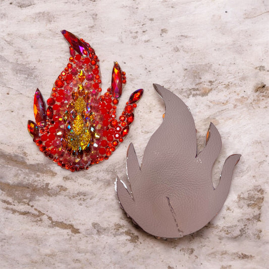 Pasties in Flammenoptik