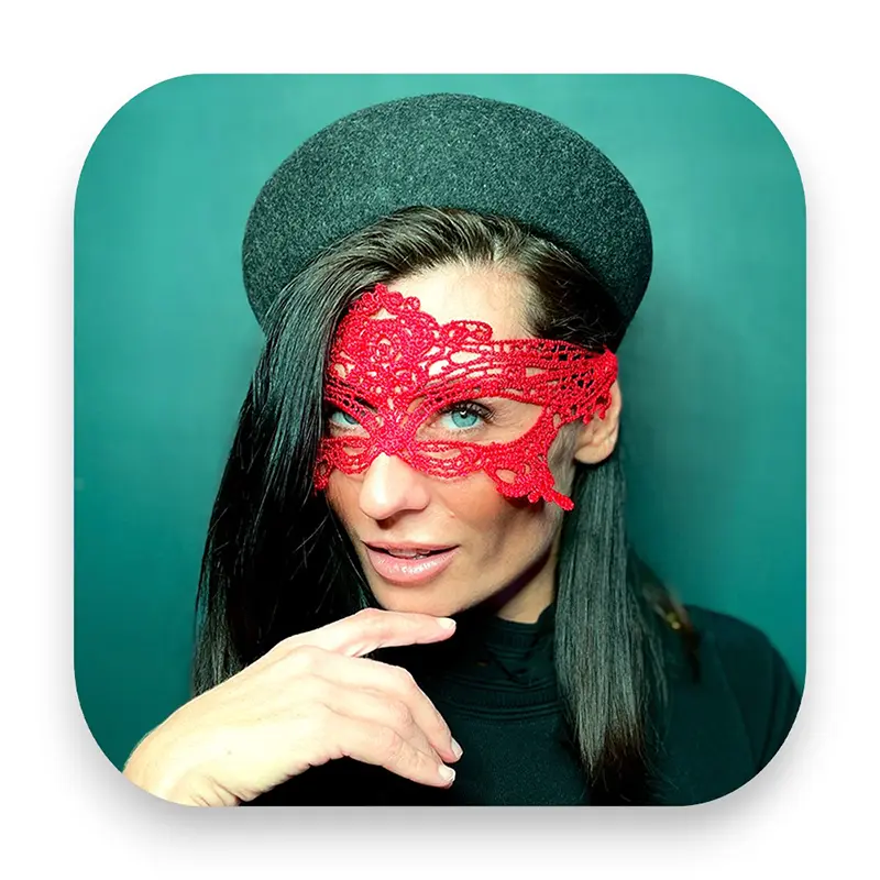 Augenmasken - Masquerade, Karneval, Party, Verkleidung, Accessoire, Maskenball, Glitterimperium, Elli Fatale