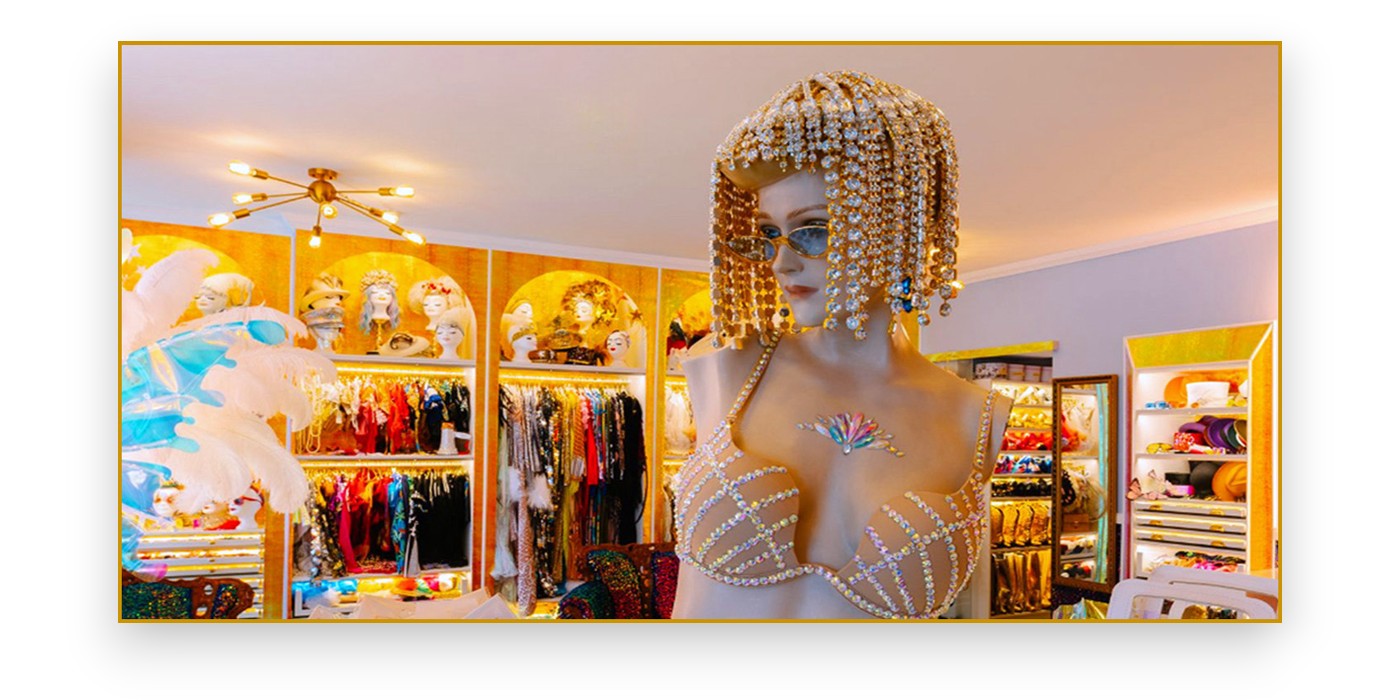 Dein Full-Service-Studioshowroom in Berlin: Kostümverleih, glitzernde Make-up-Kreationen und exklusive Künstler für spektakuläre Shows!