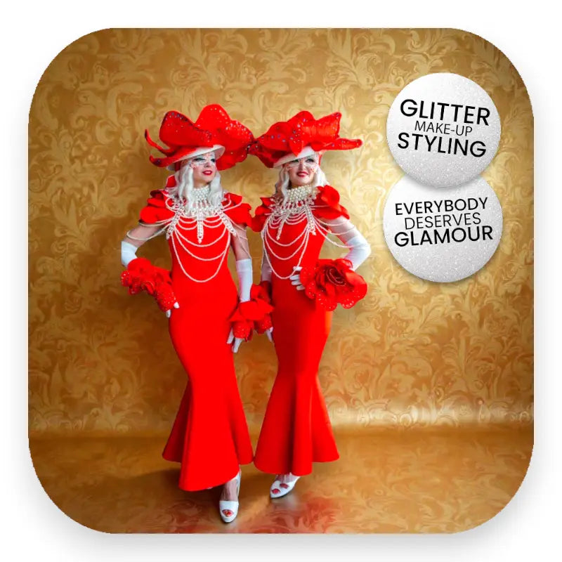 Glitterimperium Elli Fatale Walking Act als lebendige Event Show