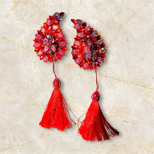 PASTIES ROT - mit abnehmbaren Tassel - Wings in Rot