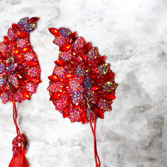 PASTIES ROT - mit abnehmbaren Tassel - Wings in Rot